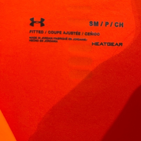 Under Armour Vibrant Orange Half-Zip Top - Picture 3 of 3